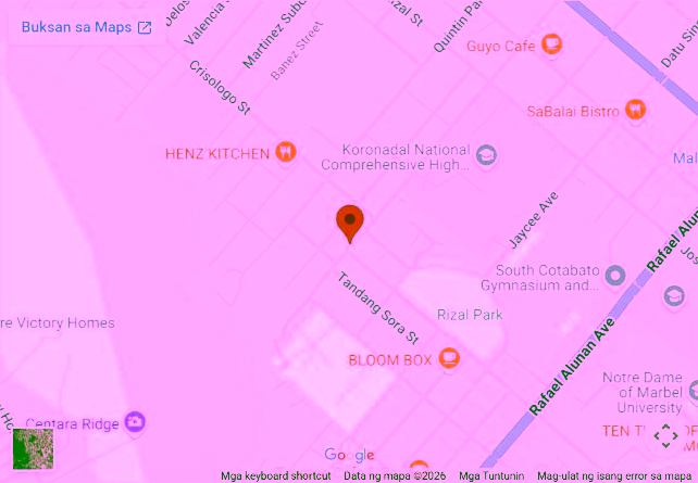 Captured public map showing the Maxim Koronadal office; local preview