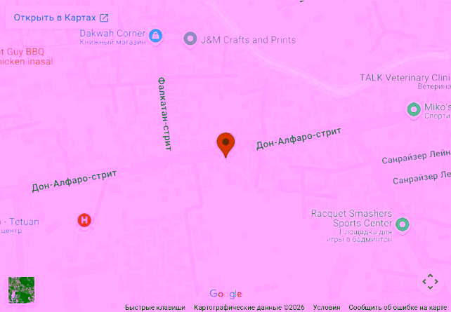 Captured public map showing the Maxim Zamboanga office; local preview
